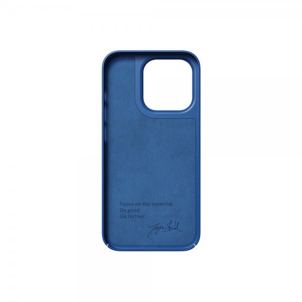 Nudient iPhone 14 Pro Thin Case Blueprint Blue -kuori