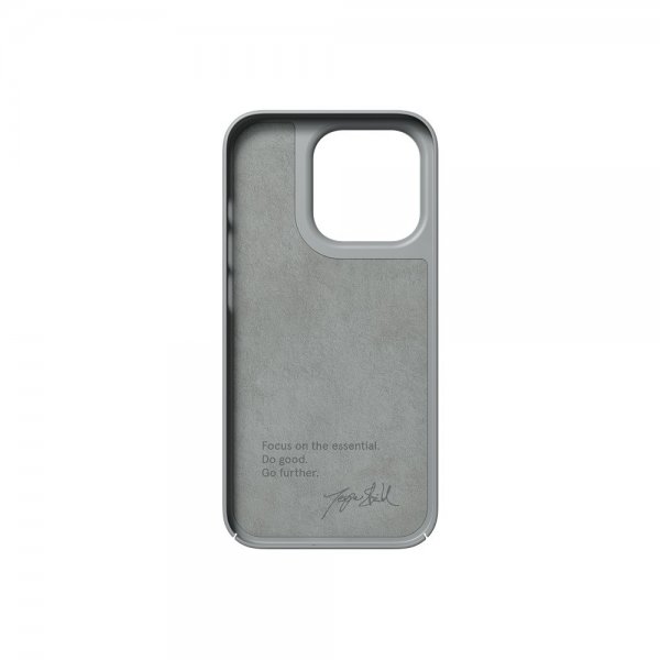 Nudient iPhone 14 Pro Kuori Thin Case MagSafe Concrete Grey