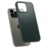 Spigen iPhone 14 Pro -kuori Thin Fit Abyss Green