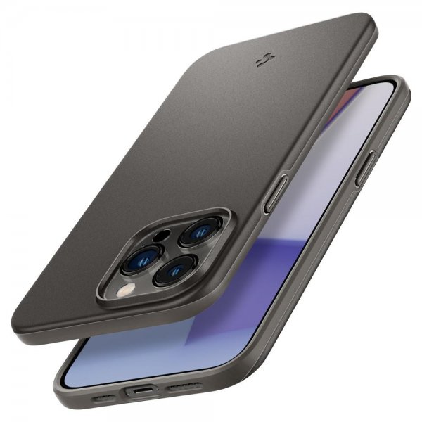 Spigen iPhone 14 Pro Thin Fit -suojakuori, Gunmetal