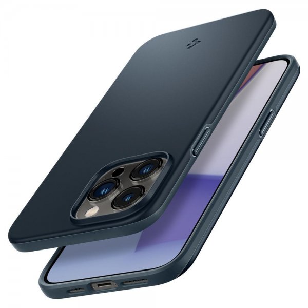 Spigen iPhone 14 Pro Thin Fit -suojakuori, Metal Slate