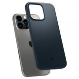Spigen iPhone 14 Pro Thin Fit -suojakuori, Metal Slate