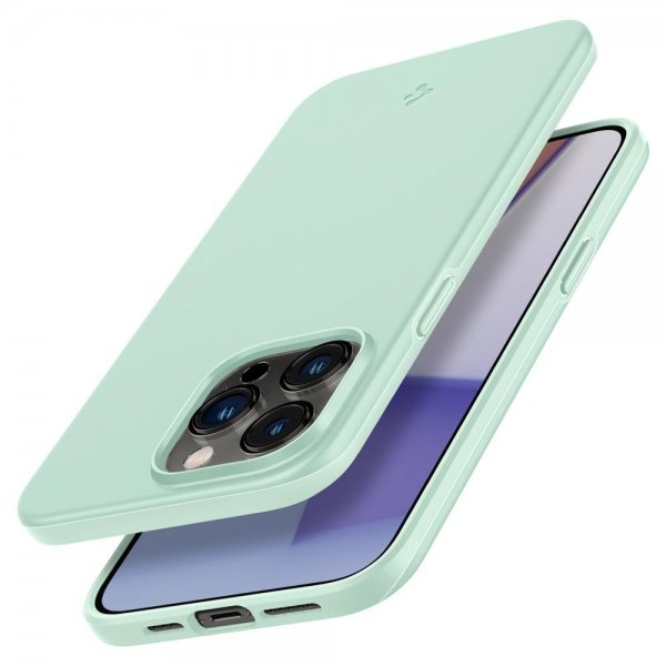 Spigen iPhone 14 Pro -kuori, Thin Fit, minttu