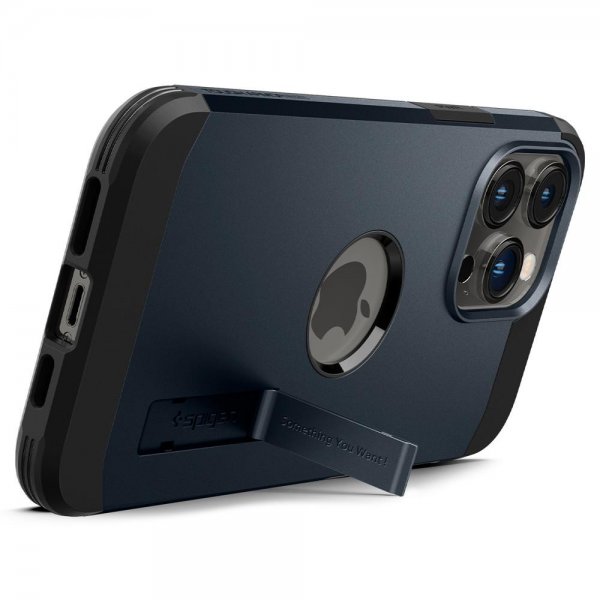 Spigen iPhone 14 Pro -suojakuori Tough Armor MagFit Metal Slate