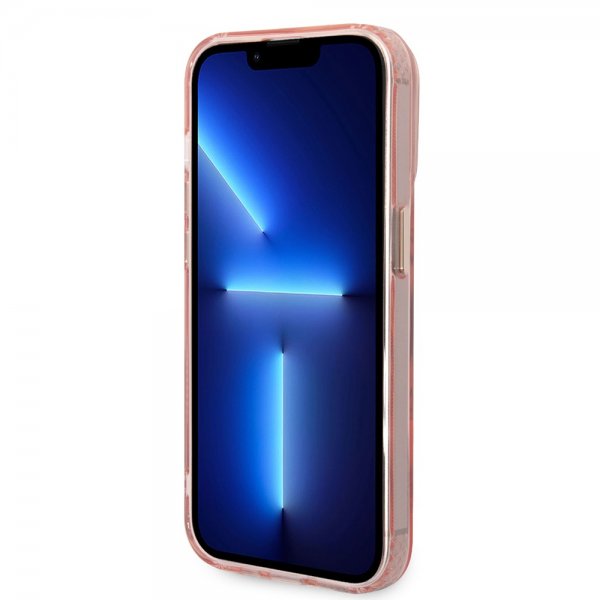 Guess iPhone 14 Pro Kuoret Translucent MagSafe Pinkki