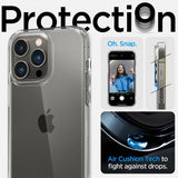 Spigen iPhone 14 Pro -suojakuori, Ultra Hybrid Crystal Clear