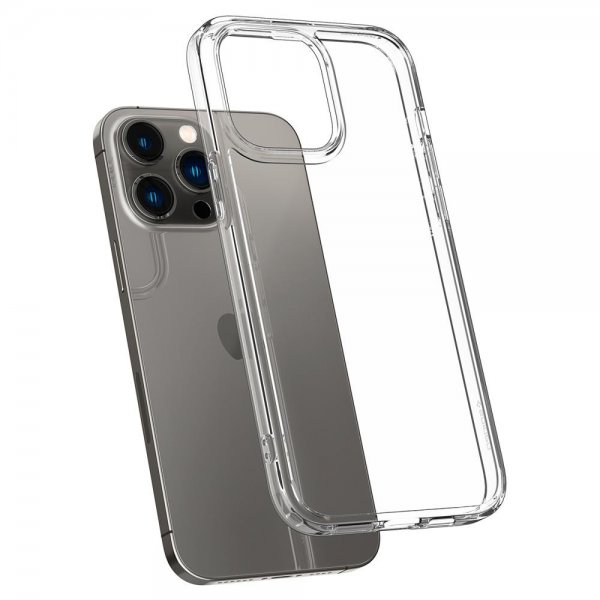 Spigen iPhone 14 Pro -suojakuori, Ultra Hybrid Crystal Clear