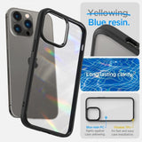 Spigen iPhone 14 Pro -suojakuori Ultra Hybrid Frost Black