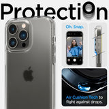 Spigen iPhone 14 Pro -suojakuori, Ultra Hybrid Frost Clear