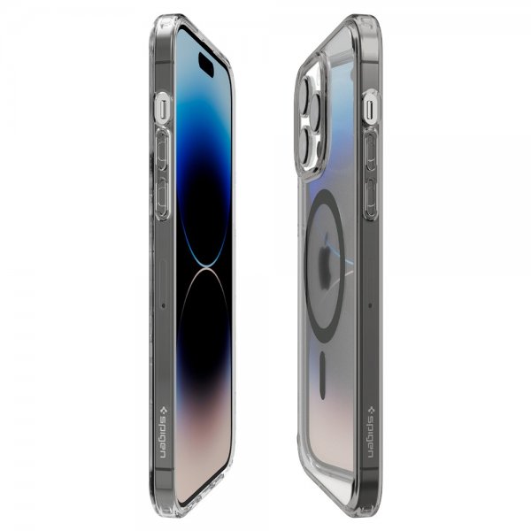 Spigen iPhone 14 Pro -suojakuori Ultra Hybrid MagFit Frost Black