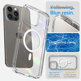 Spigen iPhone 14 Pro Ultra Hybrid MagFit -suojakuori, valkoinen