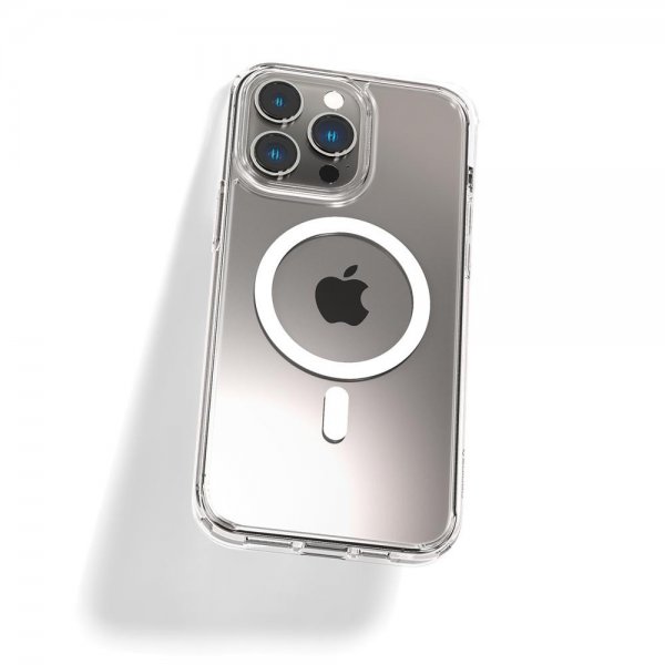 Spigen iPhone 14 Pro Ultra Hybrid MagFit -suojakuori, valkoinen