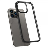 Spigen iPhone 14 Pro -kuori, Ultra Hybrid, mattamusta