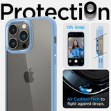 Spigen iPhone 14 Pro -suojakuori, Ultra Hybrid, Sierra Blue