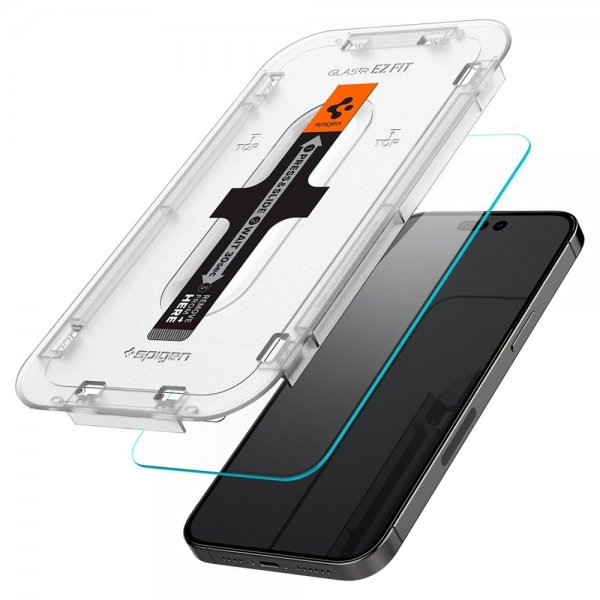 Spigen iPhone 14 Pro Näytönsuoja GLAS.tR EZ Fit 2-pakkaus