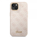 Guess iPhone 13/14/15 Kuori 4G Logo Pinkki