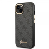 Guess iPhone 13/14/15 Kuori 4G Logo Musta