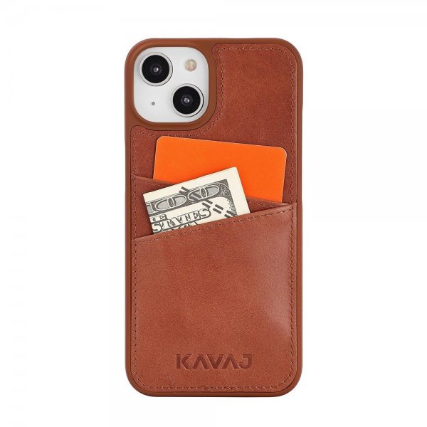 KAVAJ iPhone 14 -kuori Chicago, ruskea