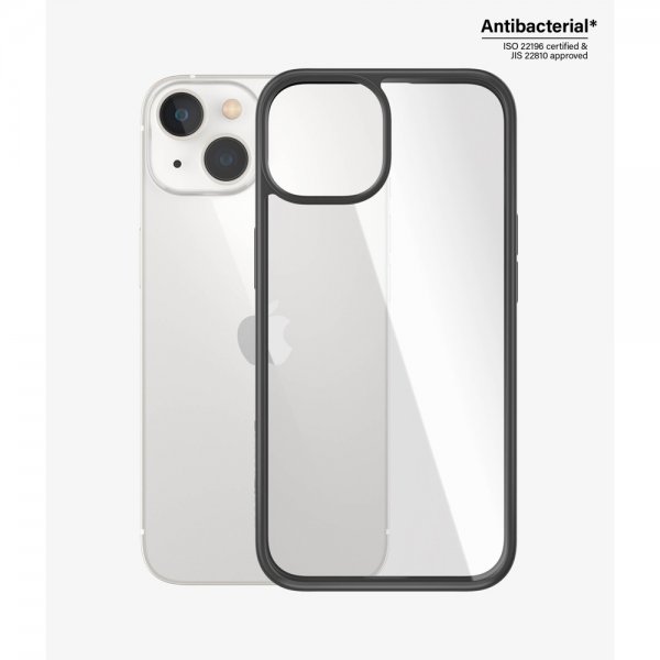 PanzerGlass iPhone 13/iPhone 14 ClearCase Black Edition -suojakuori