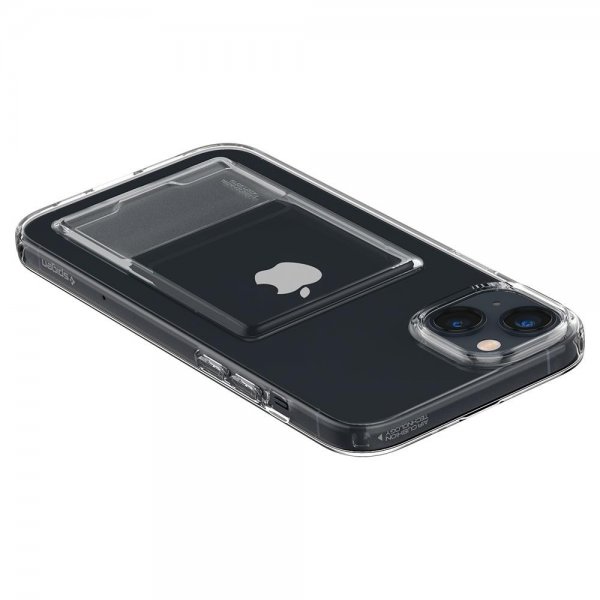 Spigen iPhone 14 -suojakuori Crystal Slot Crystal Clear