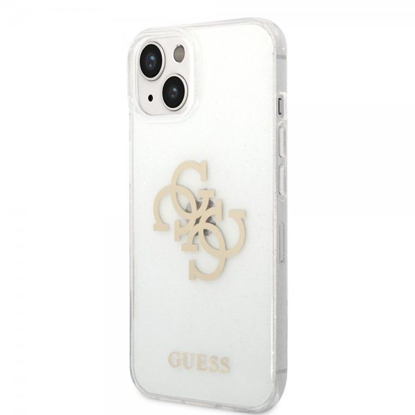 Guess iPhone 14 Kuori Full Glitter Transparent