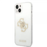 Guess iPhone 14 Kuori Full Glitter Transparent