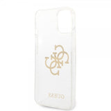 Guess iPhone 14 Kuori Full Glitter Transparent