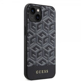 Guess iPhone 14 -suojakuori G Cube MagSafe Musta
