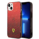 Ferrari iPhone 14 Suojakuori Gradient Scuderia Punainen