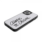 Adidas iPhone 14 Inlay Embroidery Case valkoinen musta