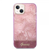 Guess iPhone 14 Suojakuori Jungle Pink