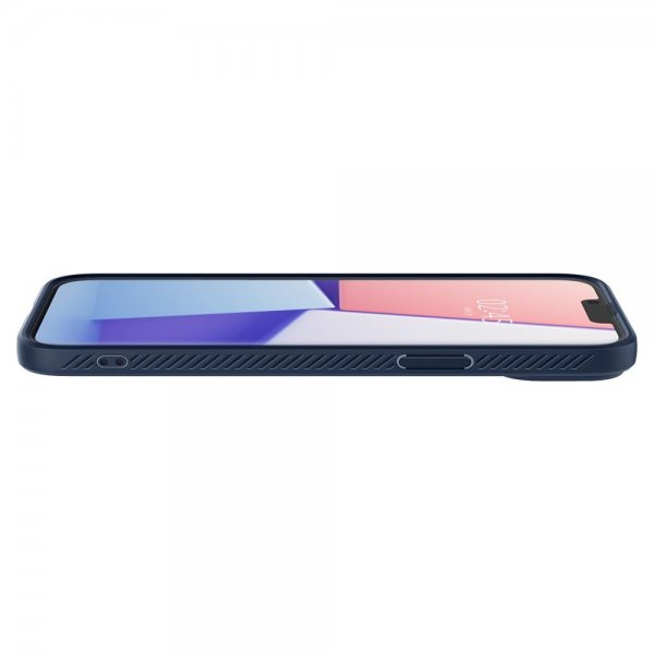 Spigen iPhone 14 Suojakuori Liquid Air Navy Blue