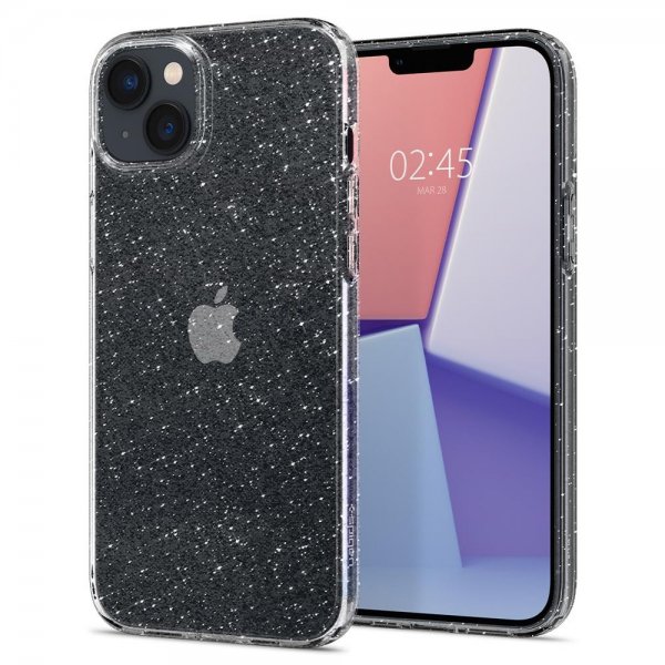 Spigen iPhone 14 Suojakuori Liquid Crystal Glitter Crystal Quartz