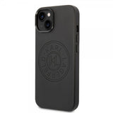 Karl Lagerfeld iPhone 14 -suojakuori, Logo Perforoitu Musta