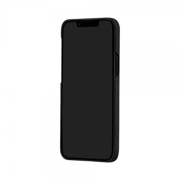 Pitaka iPhone 14 MagEZ Case 3 -suojakuori, musta/harmaa (Twill)