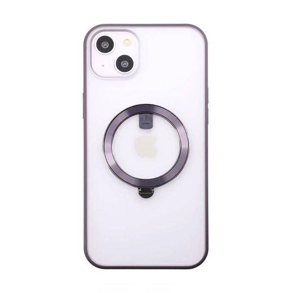 Rvelon iPhone 14 -kuori MagSafe-rengas violetti