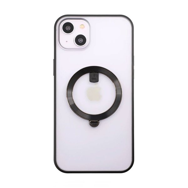 Rvelon iPhone 14 -kuori MagSafe-rengas musta