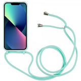 iPhone 14 kuori hihnalla vihreä