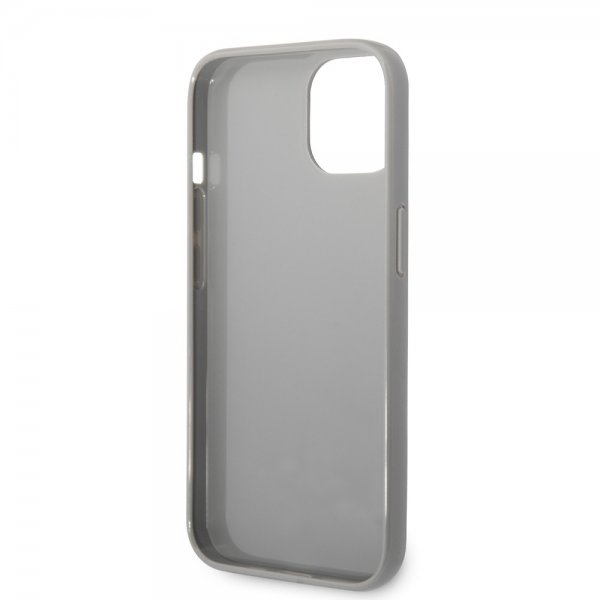 Karl Lagerfeld iPhone 14 -suojakuori Monogram Iridescent Silver