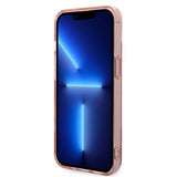 Karl Lagerfeld iPhone 14 -suojakuori Monogram Vertical Stripe Rosa