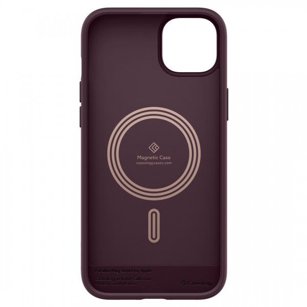 Caseology iPhone 14 Suojakuori Parallax Mag Burgundy Bean