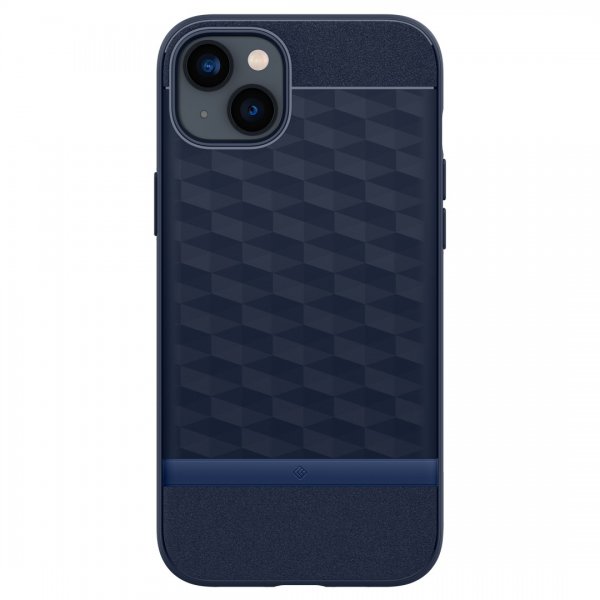 Caseology iPhone 14 -suojakuori Parallax Mag Midnight Blue