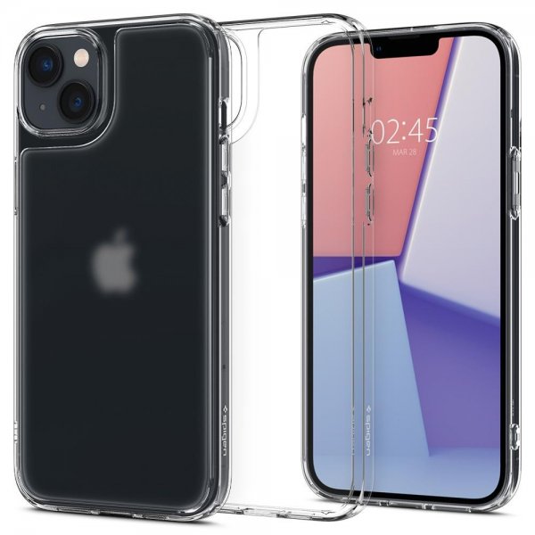 Spigen iPhone 14 -suojakuori, Quartz Hybrid Matte Clear