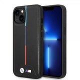 BMW iPhone 14 Quilted kuori musta