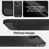 Spigen iPhone 14 -suojakuori Rugged Armor MagFit Matte Black
