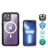 4smarts iPhone 14 Kuori Rugged Kotelo Stark MagSafe Musta