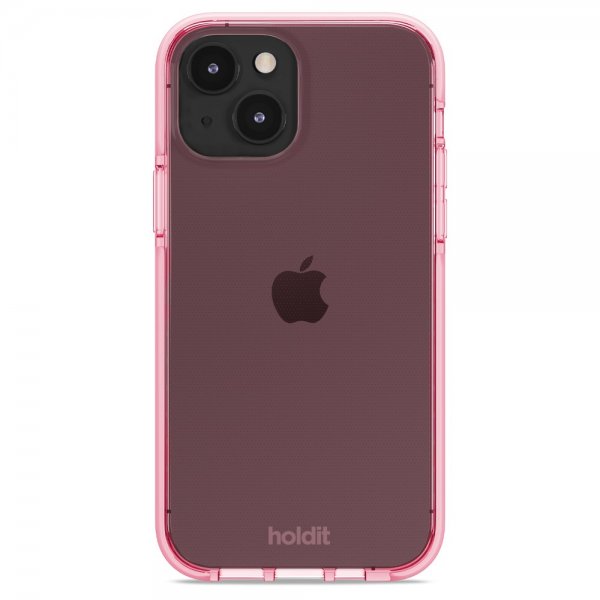 holdit iPhone 14 Seethru Bright Pink -kuori
