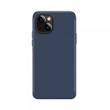 Xqisit iPhone 14 -silikonisuojakuori, tummansininen