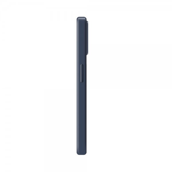Xqisit iPhone 14 -silikonisuojakuori, tummansininen