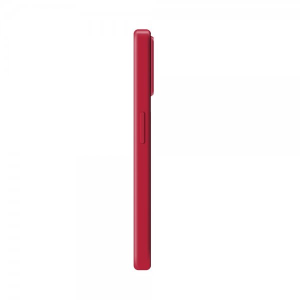 Xqisit iPhone 14 -silikonisuojakuori, punainen